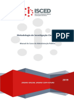 Modulo de Metodologia de Investigação Científica