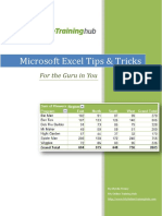 Microsoft Excel Tips & Tricks: For The Guru in You