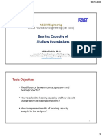 5-1a. Lecture Handout - Shallow Foundations - Bearing Capacity