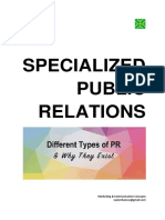 Specialized Public Relations
