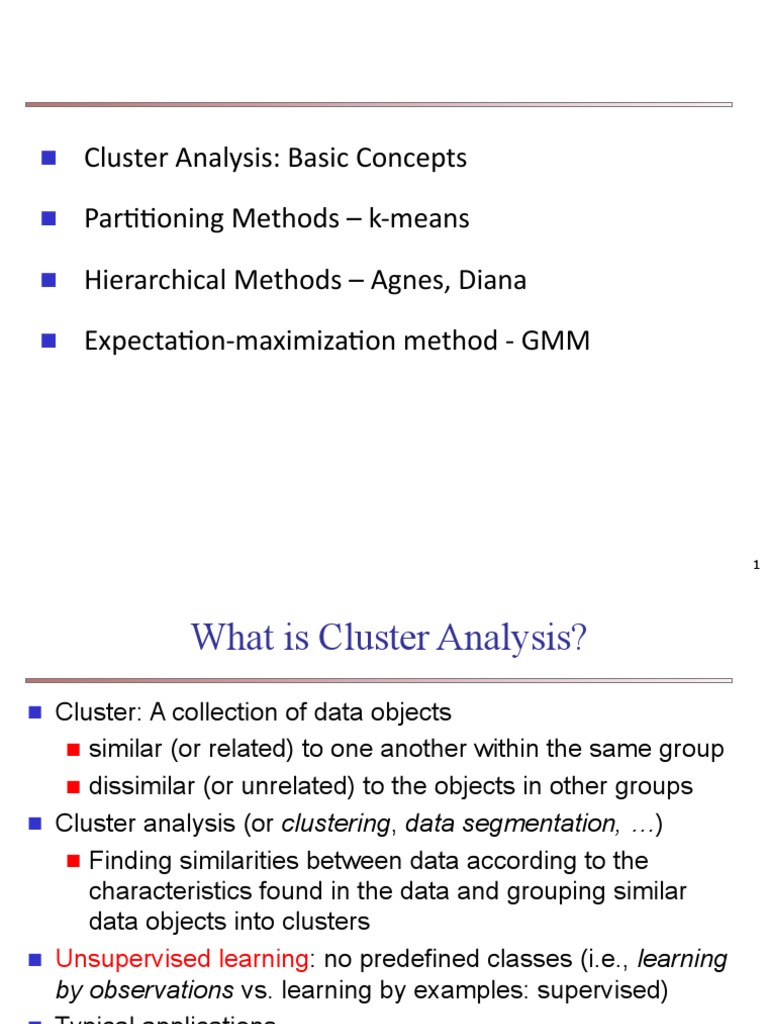 Clustering K Means Agnes | PDF | Cluster Analysis | Statistics
