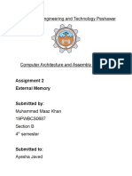 University of Engineering and Technology Peshawar: Assignment 2 External Memory