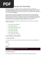 Linux Commands