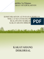 Kakayahang Diskorsal