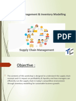 SCM& Inventory Modeeling