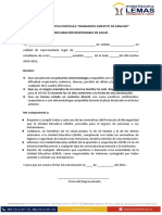 Declaracion Responsable Salud