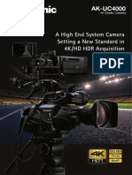 A High End System Camera Setting A New Standard in 4K/HD HDR Acquisition