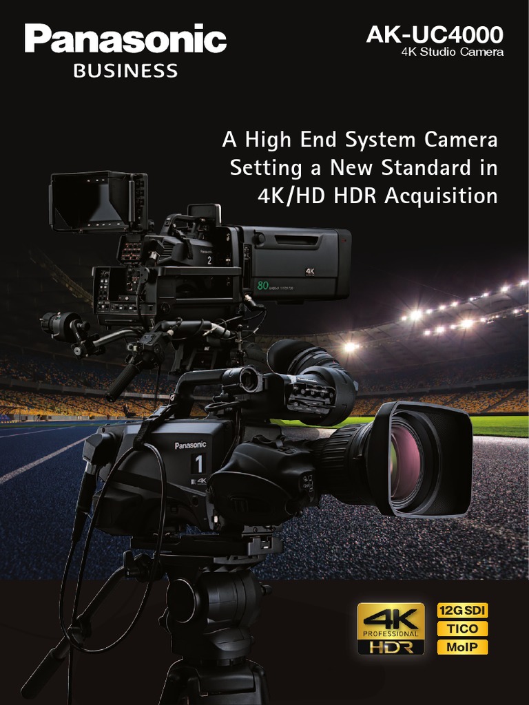 A High End System Camera Setting A New Standard in 4K/HD HDR ...