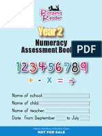 Numeracy Assessment Booklet - Year 2