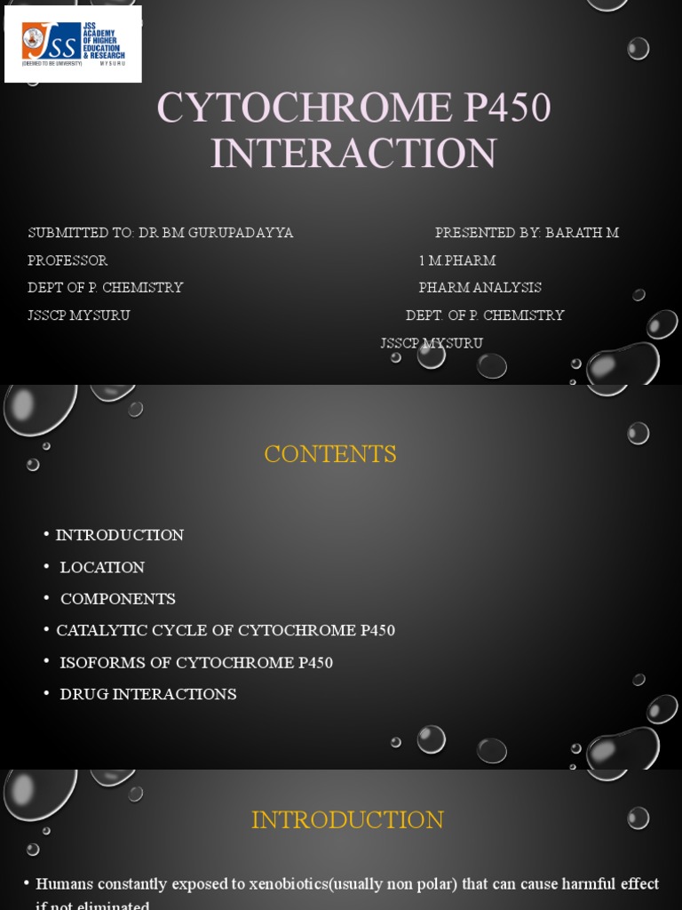 Cyp 450 | PDF | Cytochrome P450 | Enzyme Inhibitor