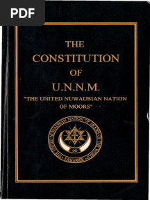 DR York - The Constitution of UNNM