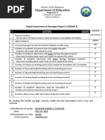 Department of Education: Rapid Assessment of Damages Report 1 (Radar 1)