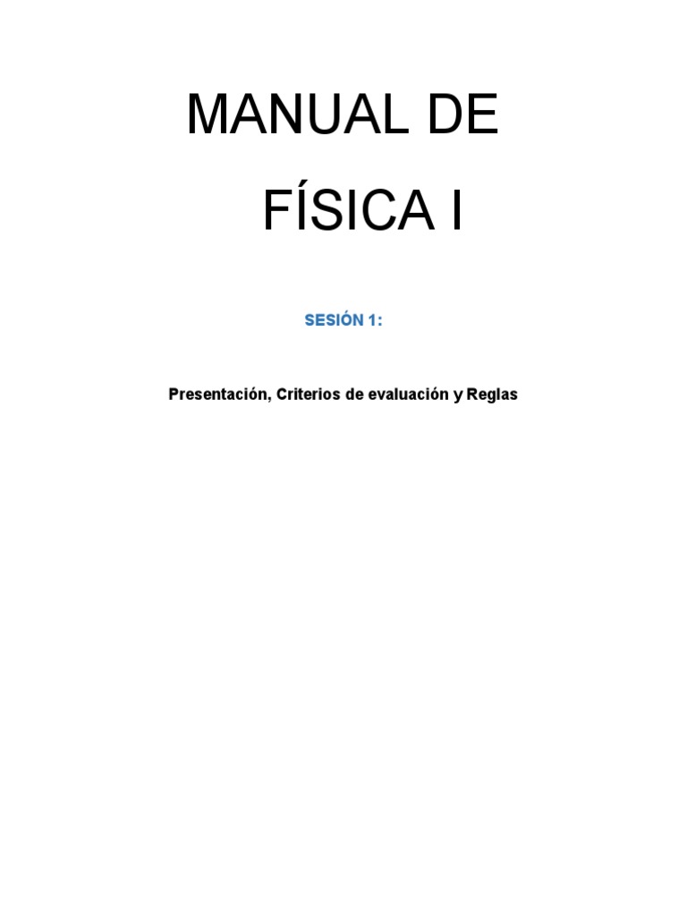 Manual de Fisica | PDF | Aceleración | Velocidad