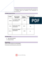 Anandraj (Resume) 1 PDF