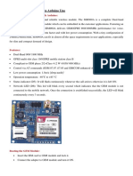 Interfacing GSM Module To Arduino Uno