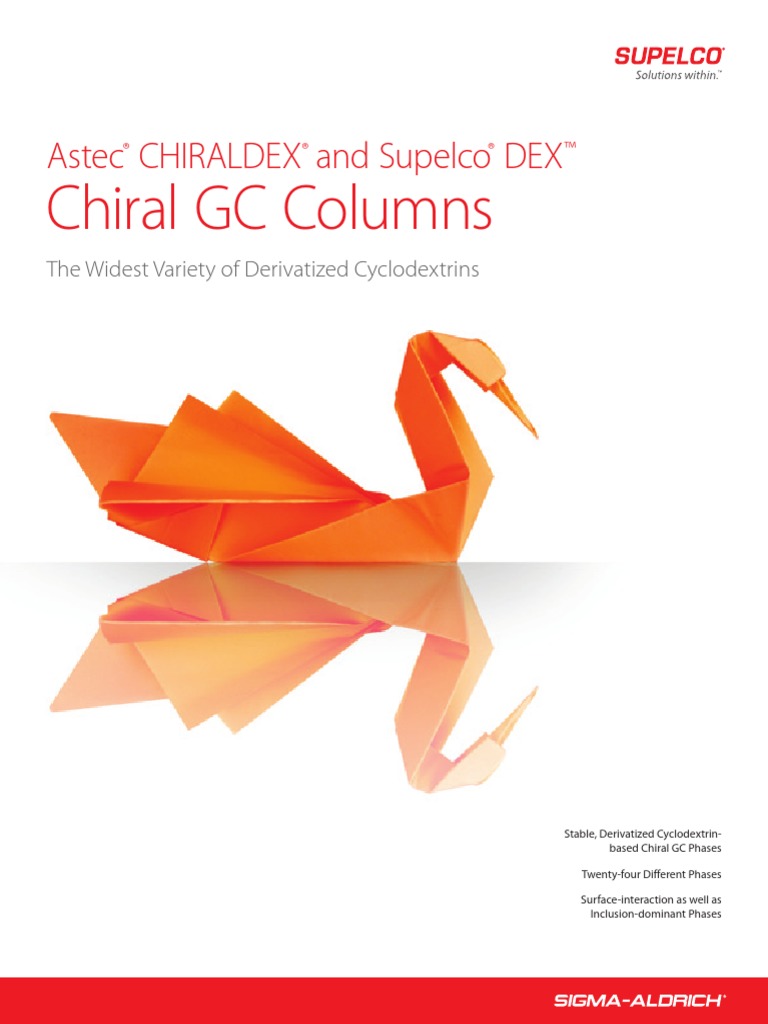 Chiral GC Columns: Astec Chiraldex and Supelco DEX | Download Free PDF ...