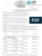 Final Examination General Mathematics