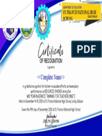 Certificate-Of Recognition Speaker