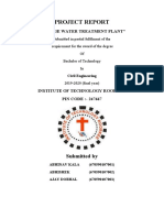 IT Roorkee Sewage Treatment Report