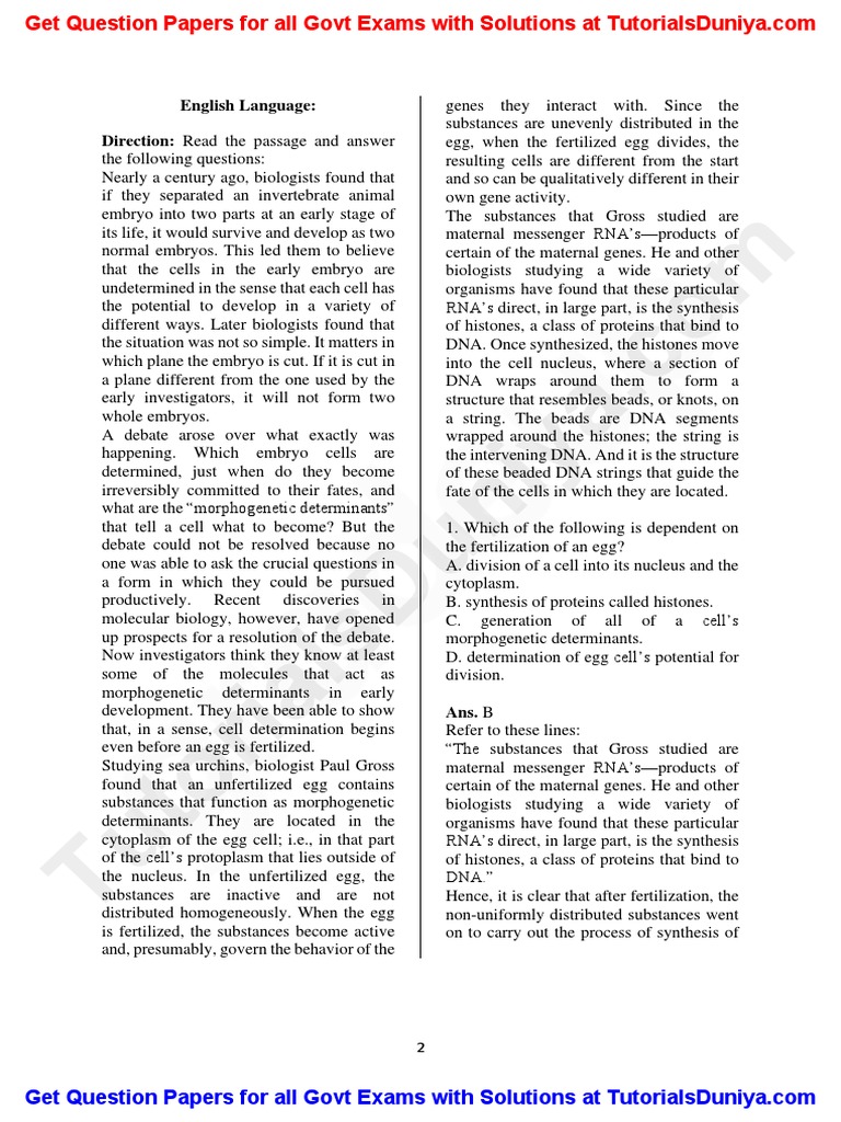 SLAT Previous Year Question Paper 2020 | PDF | Sun | Stars