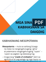 Kabihasnan NG Mesopotamia