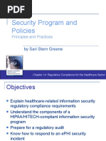 Security Program and Policies: by Sari Stern Greene