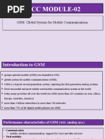 MCC Module-02: GSM: Global System For Mobile Communications