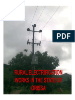 Rural Electrification Works in The State of Orrisa