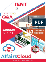 Current Affairs Q&A PDF Top 100 - January 2021 by AffairsCloud