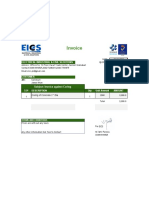 Invoice: Electrical Industrial & Civil Sloutions