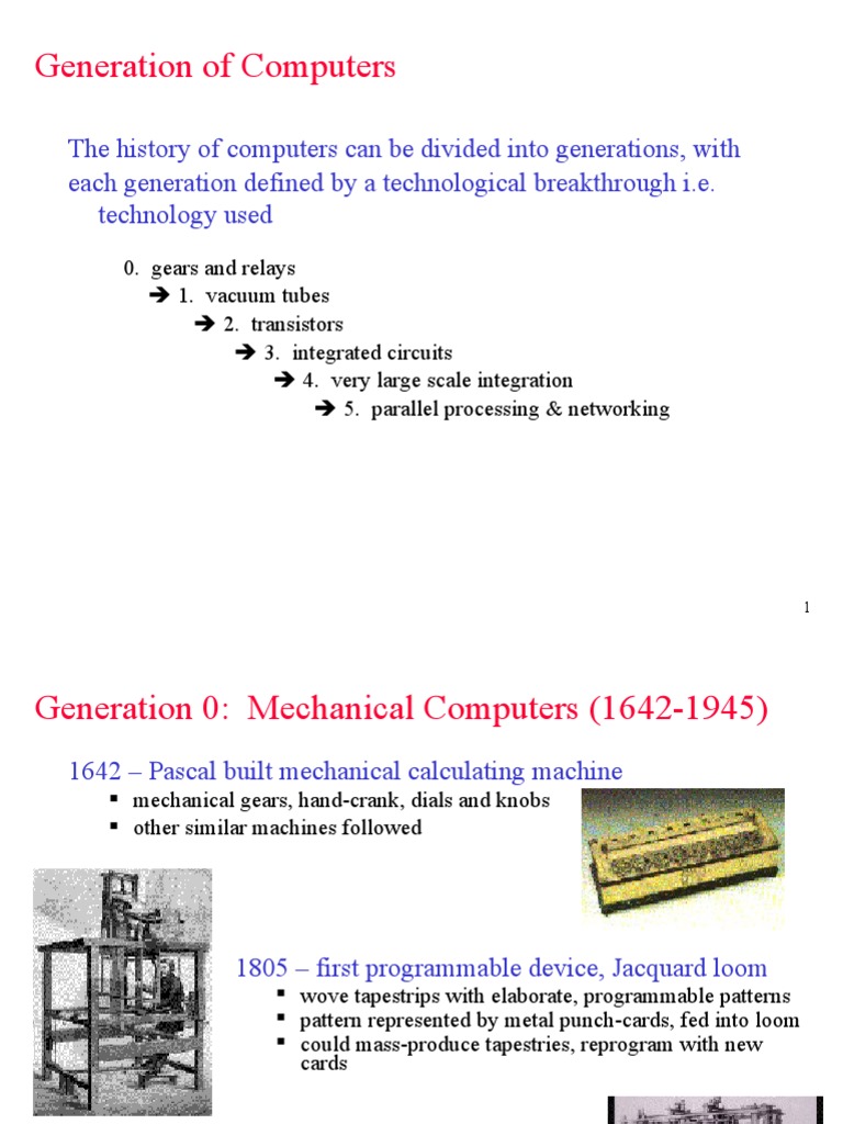assignment on generation of computer pdf