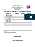 Classroom Inventory Properties Report: Gerona North Central Elementary School