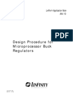 AN-10 Design Procedure For Microprocessor Buck Regulators