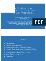 Thayer, What Should The ASEAN Countries Do To Counter China in The West Philippine Sea?