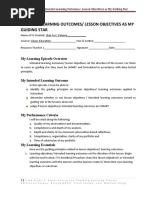 Episode 2 FS 2 Intended Learning Outcomes Lesson Objectives As My Guiding Star