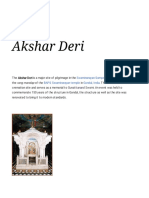 Religious Significance of Akshar Deri