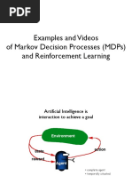 Examples and Videos of Markov Decision Processes (MDPS) and Reinforcement Learning