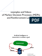 Examples and Videos of Markov Decision Processes (MDPS) and Reinforcement Learning