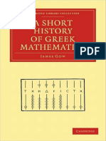 [James Gow] a Short History of Greek Mathematics ((BookSee.org)