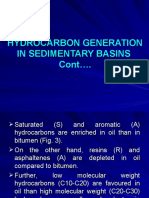 Hydrocarbon Generation in Sedimentary Basins Cont