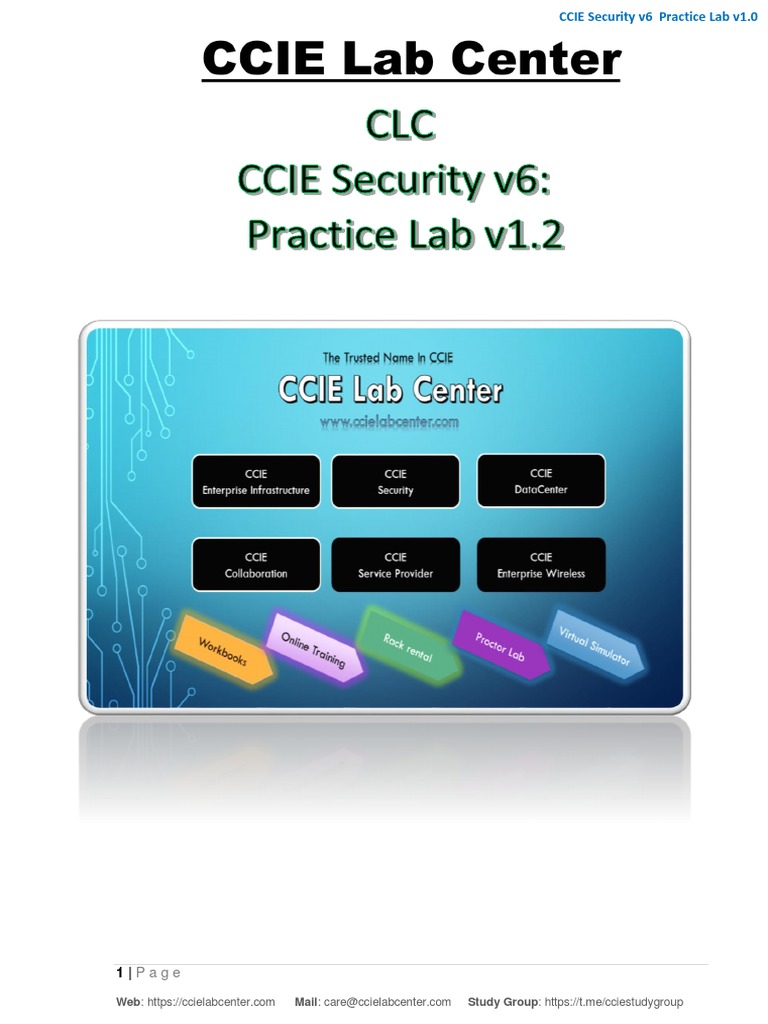 CCIE Security v6 Practice Lab Guide | PDF | Ip Address | Router (Computing)