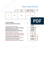 Isoleted Footing Design 01 WSD