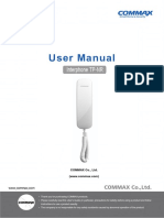 User Manual: Interphone TP-NR