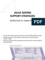 Chapter 9 Value Adding Support Strategies
