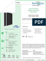 World-Class Products, Made in India: DESERV 3S6 or 3S6H Mono PERC Solar PV Module