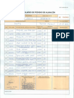 Formulario de Pedido Al Almacen