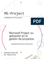 Administración de Proyectos Microsoft Project