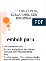 Askep Emboli Paru Edema Paru Kor Pulmonal