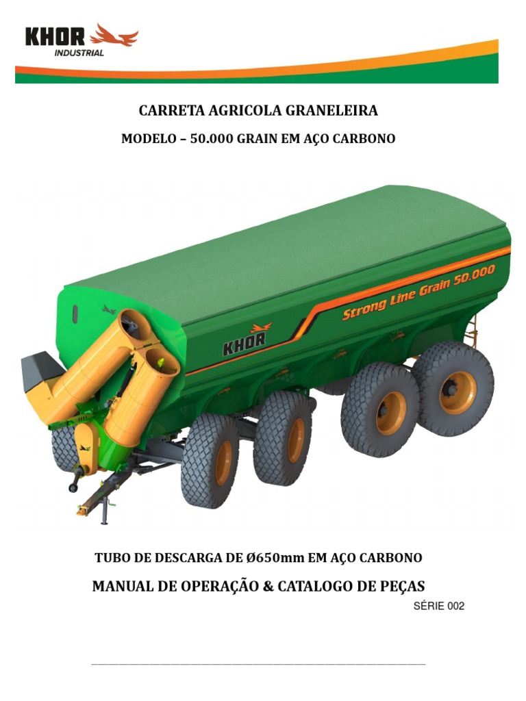 Manual da Carreta Graneleira | PDF | Trator | Pneu