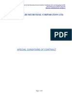 Delhi Metro Rail Corporation LTD: Special Conditions of Contract